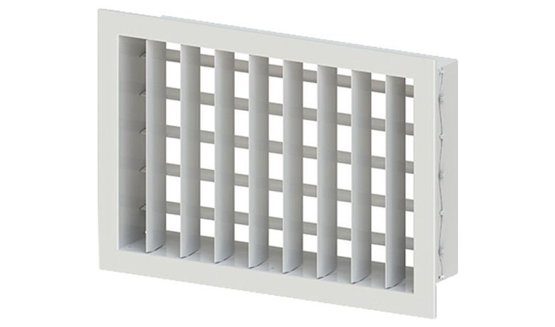 AIGD Heavy Duty Airfoil Grille Double Deflection