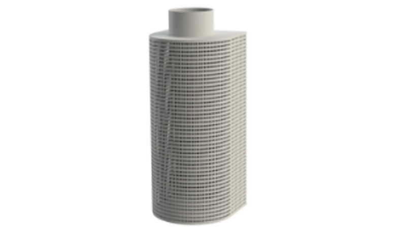 DSC Semi-Circular Displacement Diffuser Wall or Surface Mount