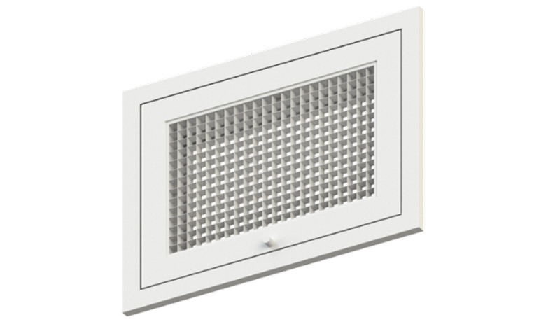 CRE500FB Grille, Return, Filter back, Grid core, 1/2×1/2×1/2