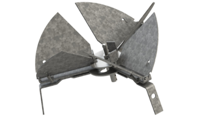 RON Neck Mounted Opposed Blade Damper