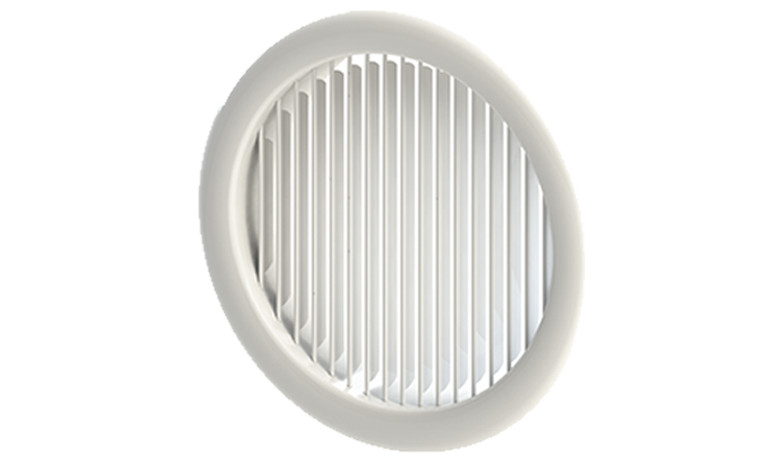 RA50 Round Grille Single Deflection Aluminum