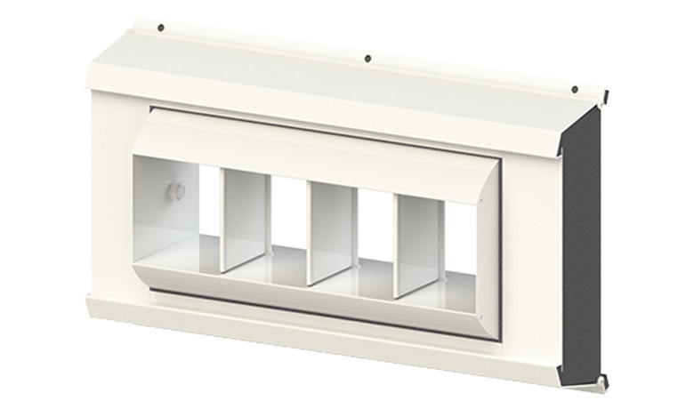 STRJ-U Universal Spiral Duct Drum Grille Single Vane